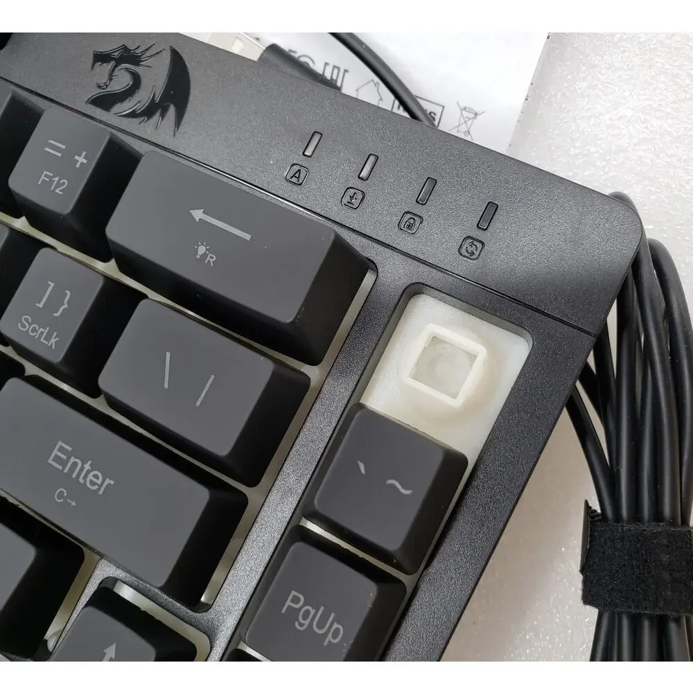 Redragon Crescent 68 60% Wired Gaming Keyboard (Black)